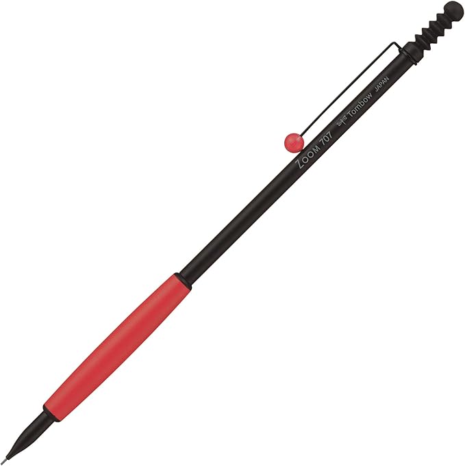 TOMBOW Mechanical Pencil 0.5mm 707 Gray/Black SH-ZS1