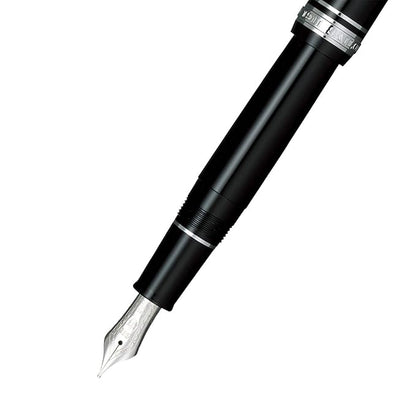 SAILOR Sapporo Black 14ct Gold Nib with Rhodium Plated Trims Fountain Pen