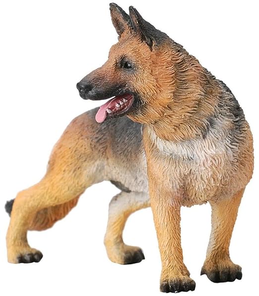 Collecta German Shepherd Toy, Multi-Coloured, For Kids