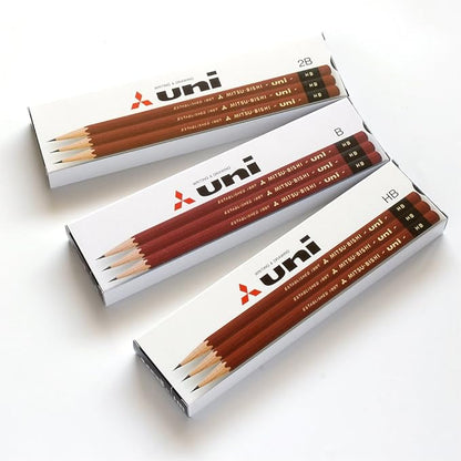 Uni Mitsubishi Pencil Pencil Uni K B 1 Dozen Paper Box UKB