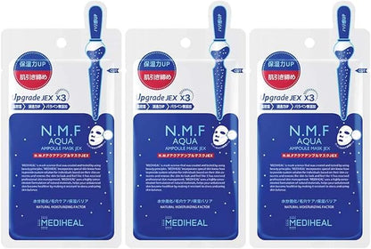 Mediheal N.M.F Aqua Ampoule Mask JEX 3 Piece Set