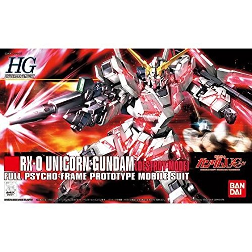Gundam RX-0 Unicorn Gundam Destroy mode HGUC 1/144 Scale