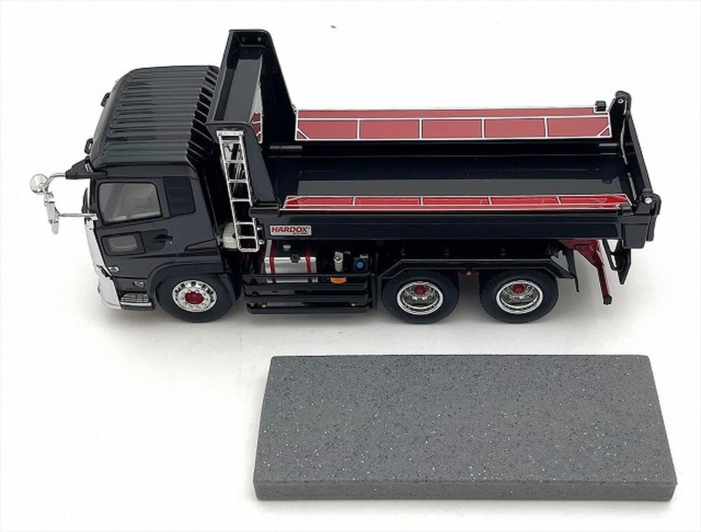 Kyosho KS03940BK Original 1/43 UD TRUCKS QUON KYOKUTO Dump (Black Metallic), Finished Product