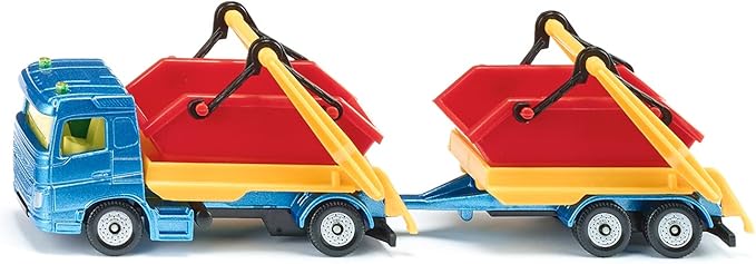 SIKU HGV SK1695 Skip & Trailer Included, Ages 3 and Up