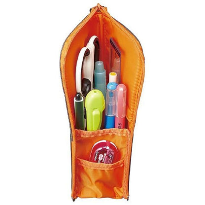 Kokuyo "NeoCritz" Transformer Pencil Case (2.Gray Ãƒâ€” Orange)