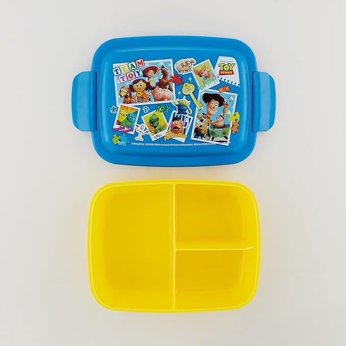 Skater P84 Kids' Lunch Box, Dome-shaped, Integrated Dividers, 28.1 fl oz (820 ml), Toy Story, Disney, Boys, Made in Japan