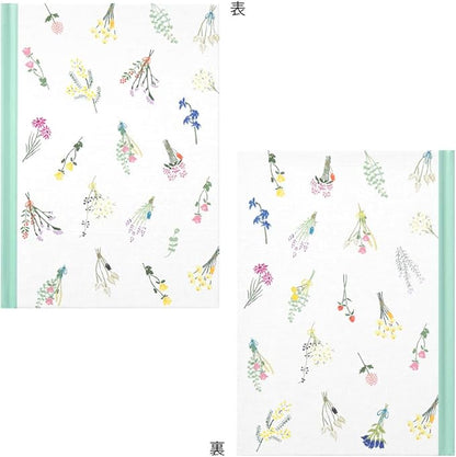 Midori 12879006 Diary, Dried Flower Pattern