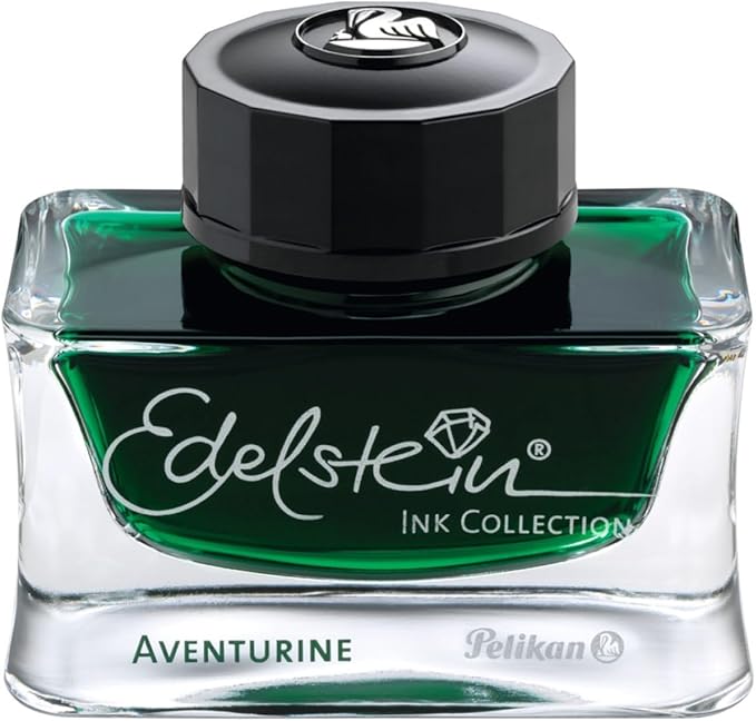 Pelikan Fountain Pen Bottled Ink Aventurine Edelstein Official Import