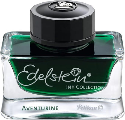 Pelikan Fountain Pen Bottled Ink Aventurine Edelstein Official Import