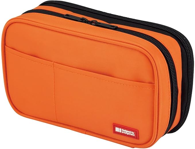 Lihit Lab A7555-135 Pen Case, Book Type, Double Ice Gray, Camouflage, Overseas Model
