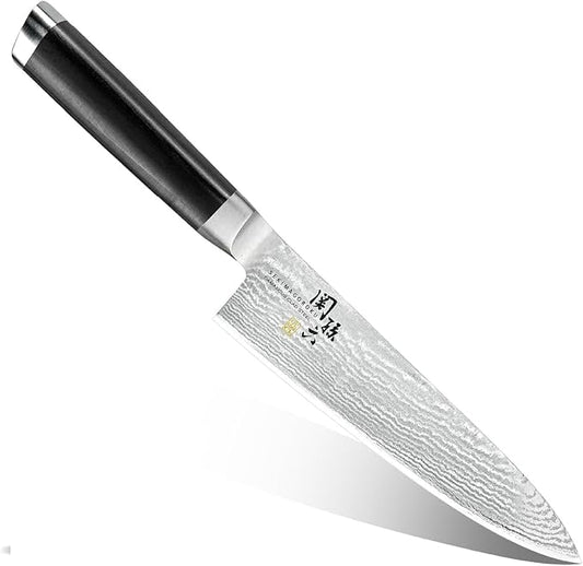 Kai Corporation AE5204 Chef’s Knife, Sekimagoroku, Damascus
