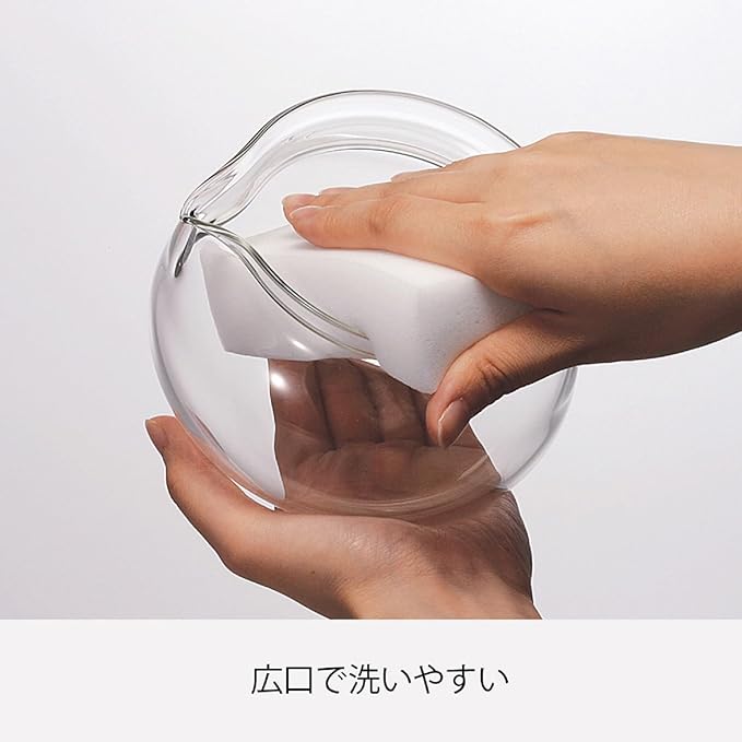 Hario Cha Kyusu Maru Tea Pot, 450ml, Glass