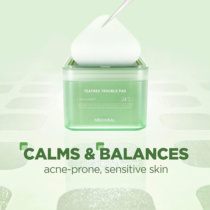 Mediheal Tea Tree Trouble Pads, 100 Pads