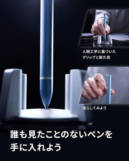 Hoverpen Classic Midnight Blue Hoverpen Ballpoint Pen Oil Based Gift Gift Present Luxury Men Office Premium Special Feeling