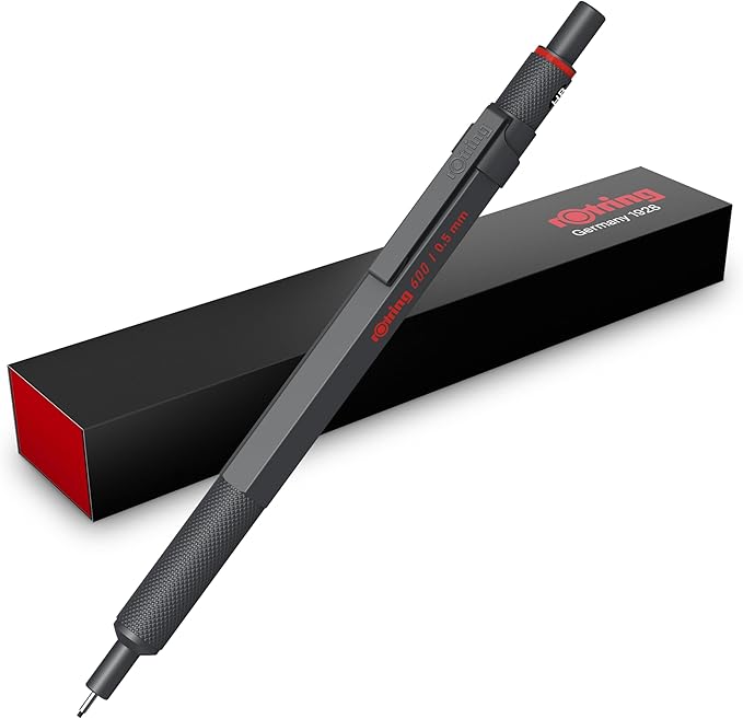 rOtring 2204409 600 Dark Stone 0.5mm Rottling Mechanical Pencils
