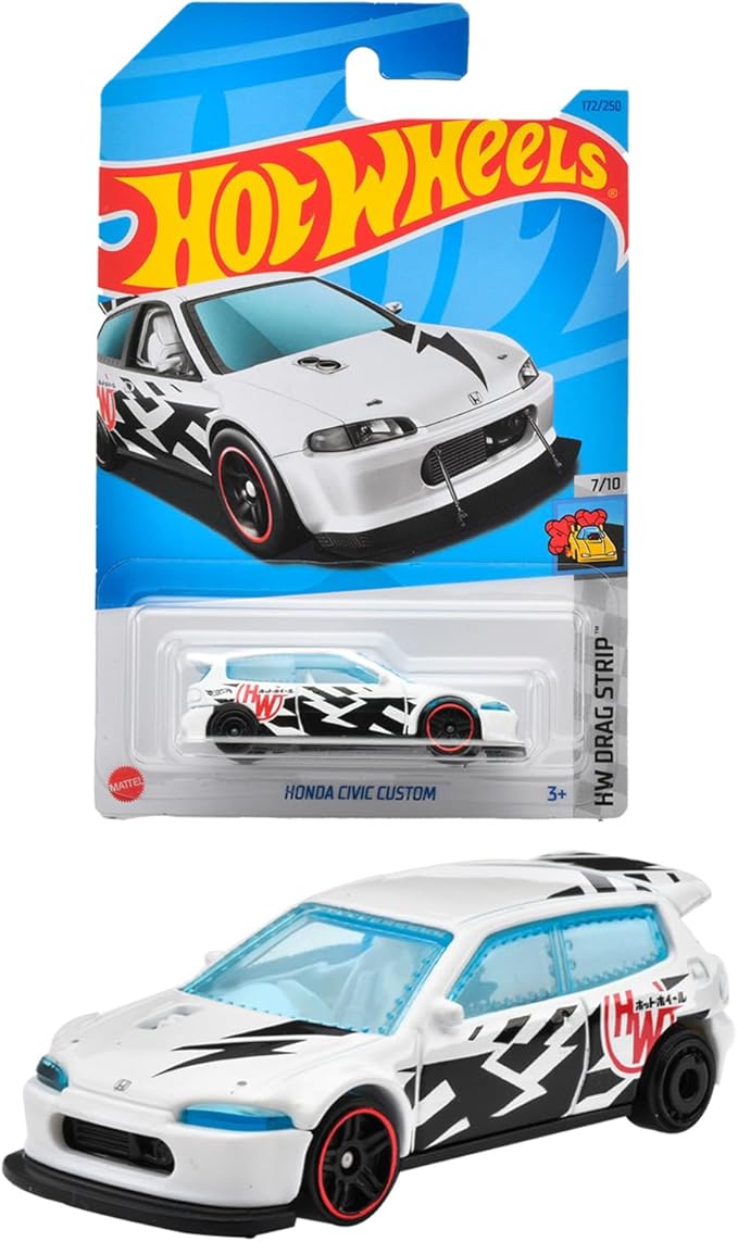 Hot Wheels HNK23 Basic Car Honda Civic Custom [3 Years Old and Up]