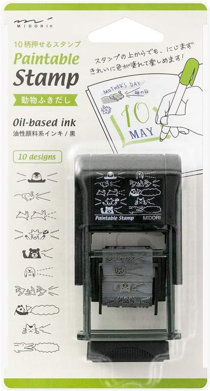 Midori 35376006 Rotating Stamp, List Patterns