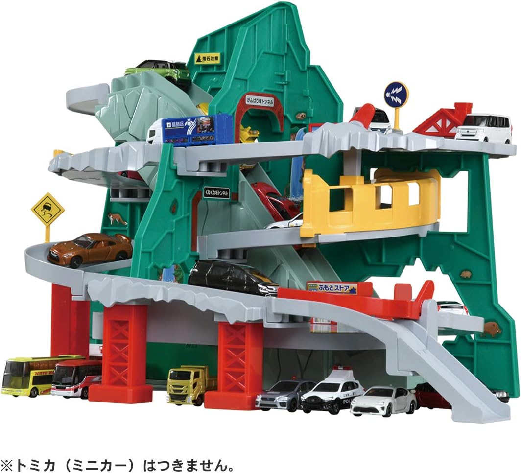 Takara Tomy "Tomica Go Through the Tunnel! Mountain Climbing Drive" Mini Car, Car, Toy, For Boys, Ages 3 and Up, Toy Safety Standards Compliant, ST Mark Certified, TOMICA TAKARA TOMY