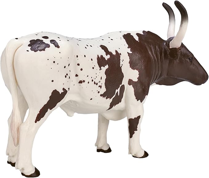 Mojo Fun 387222 Texas Longhorn Bull Realistic Farm Cow