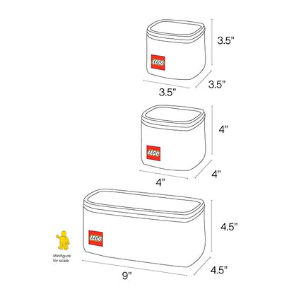 LEGO 3-Piece Organizer Cubes