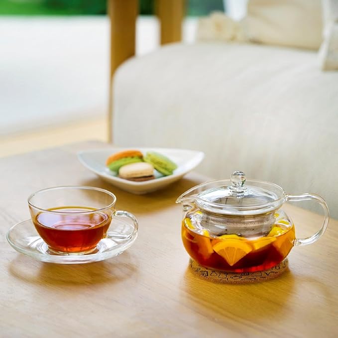 Hario Cha Kyusu Maru Tea Pot, 700ml, Glass