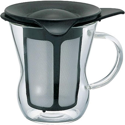 Hario Single Cup Tea Maker, 200ml, White