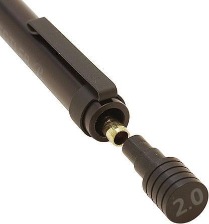 Staedtler 35-20B Mechanical Pencil, 0.08 inch (2 mm), All Black
