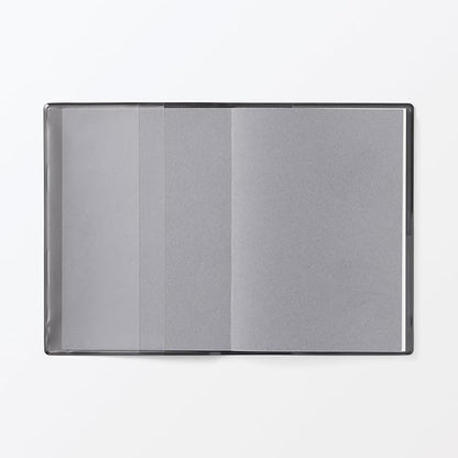 MUJI 84854262 Notebook, 2026, A6, Monthly / Weekly Schedule Book, Starts December 2025, A6, Dark Gray