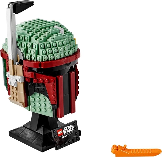 LEGO Star Wars Boba Fett Helmet 75277 Collectible Building Kit (625 Pcs),Multicolor