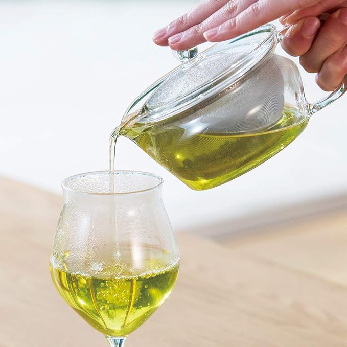 HARIO CHZ-30T Zen Tea Teapot, Practical Capacity, 10.1 fl oz (300 ml), Heat-resistant Glass
