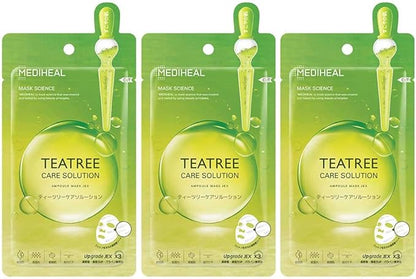 Mediheal Tea Tree Care Solution Ampoule Mask JEX 3 Pack (x1)