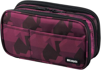 Lihit Lab Pen Case Book Type Triple