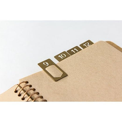 Midori Brass Clip Number (43080006)