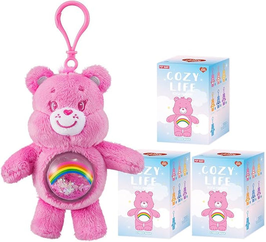 POP MARTCare Bears Cozy Life Series Plush Toy (1 Piece), Popmart Toy Toy Toy (1 Piece), Blind Box, Plastic Model, Premium Toy, PVC, Soft Vinyl, Original Character, Birthday Gift