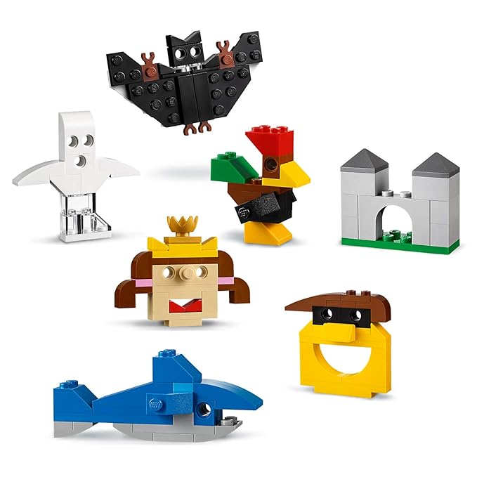 LEGO 11009 Classic Bricks and Lights Shadow Puppet Theater Set with Light Basic Building Bricks, Creative Fun for 5+ Year Old (Multicolour), 441 Pieces