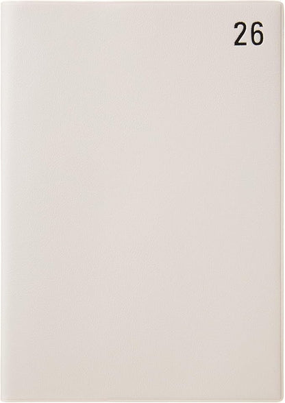 Laconic LAD98-260WH 2026 Weekly Notebook, A5, Year Issue, White (Starts on December 2025)