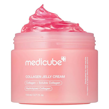 Medicube Collagen Jelly Cream- Niacinamide & Freeze-Dried Hydrolyzed Collagen - No artificial color, Korean skincare (3.71 fl.oz.)