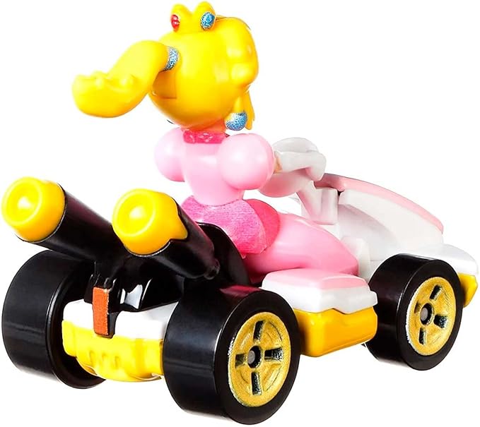 Hot Wheels GBG28 Mario Kart Princess Peach in Regular Kart Toy Car