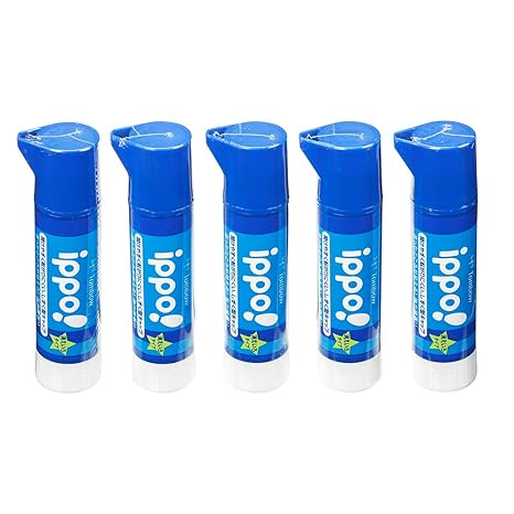 TOMBOW PT-TCIM01-12P Stick, Glue Stick, Elementary School Students, Ippo (Easy to Open Cap & Fade Color) 12 Pieces
