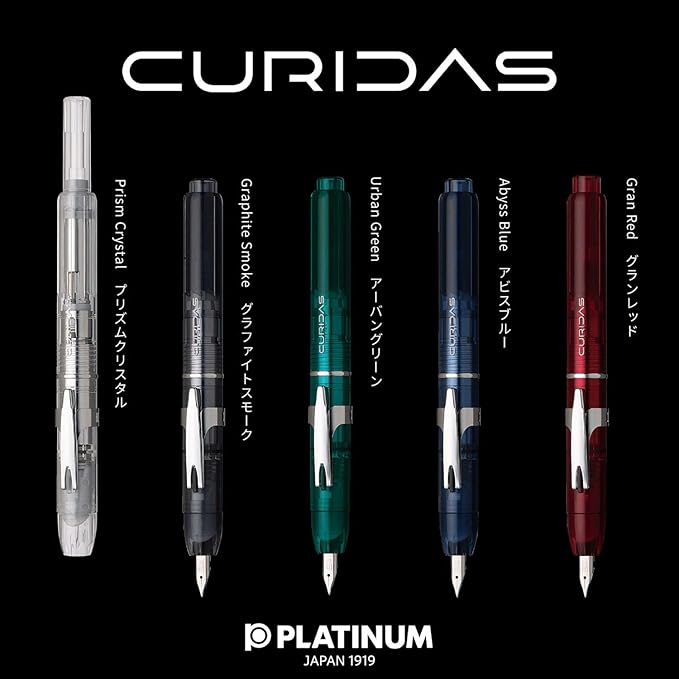 Platinum , Fountain Pen - Curidas. (Gran Red, Medium)