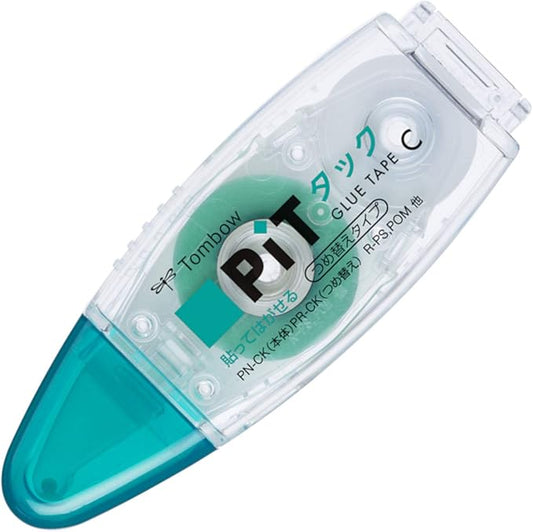 Tombow PN-CK PN-CK Pencil Tape Glue Peel and Stick Pit Tack C Main Unit (Refill Type), Compact, 3.3 x 26.4 ft (8.4 mm) x 26.4 ft (7 m)
