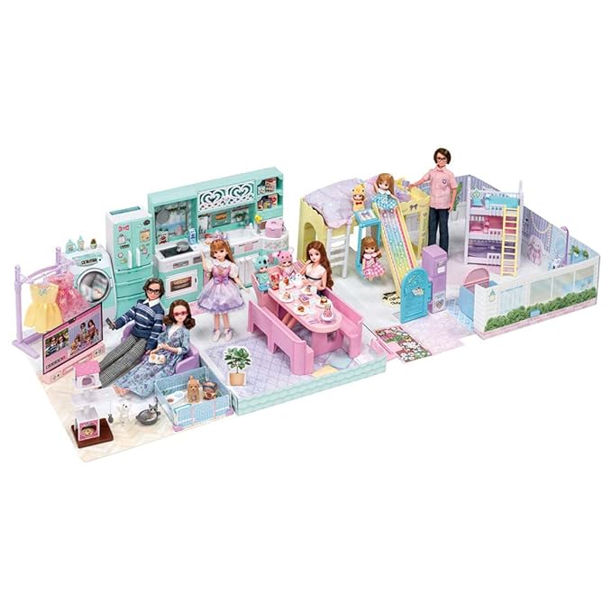 Takara Tomy Licca-chan Swing and Slide La Maison Dress Up Play Toy 3 Years Old