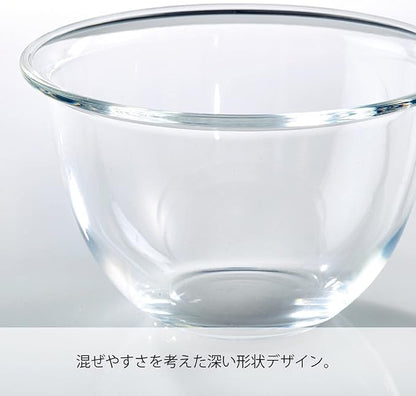 HARIO MXP-900 Mixing Bowl, Heat Resistant Glass, 30.4 fl oz (900 ml), Multi Ball, Made in Japan