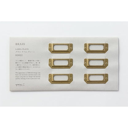 Midori Brass Label Plate (82022006)