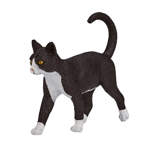Mojo Cat Black and White Toy Figure