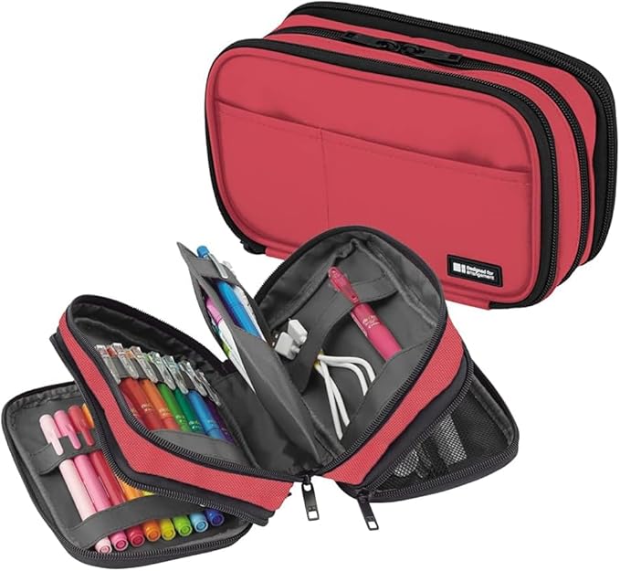 Lihit Lab Pen Case Book Type Triple