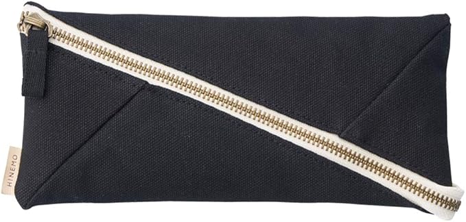 Lihit Lab A7901-5 HINEMO Wide Open Pen Pouch, Large, Yellow
