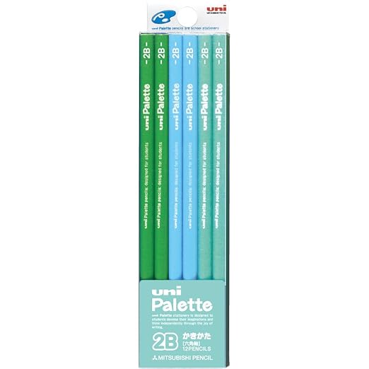 Uni Mitsubishi Pencil Uni Palette 5562 2B K55622B Pastel Green