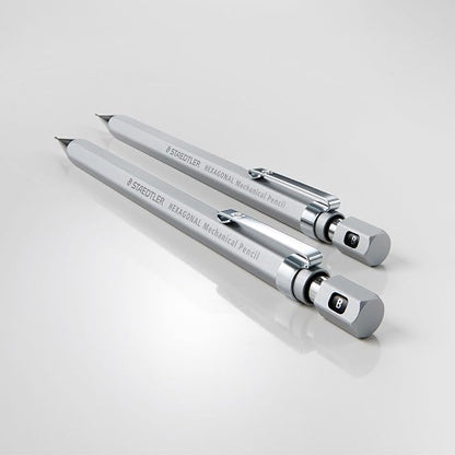 Staedtler  925 77-05S Hexagonal Mechanical Pencil, 0.5mm [Silky Silver]