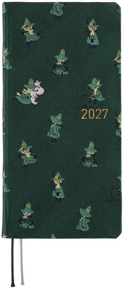 Hobonichi Techo 2027 Weeks English Edition: Moomin/Snufkin's Day, January Start, Weekly Planner
